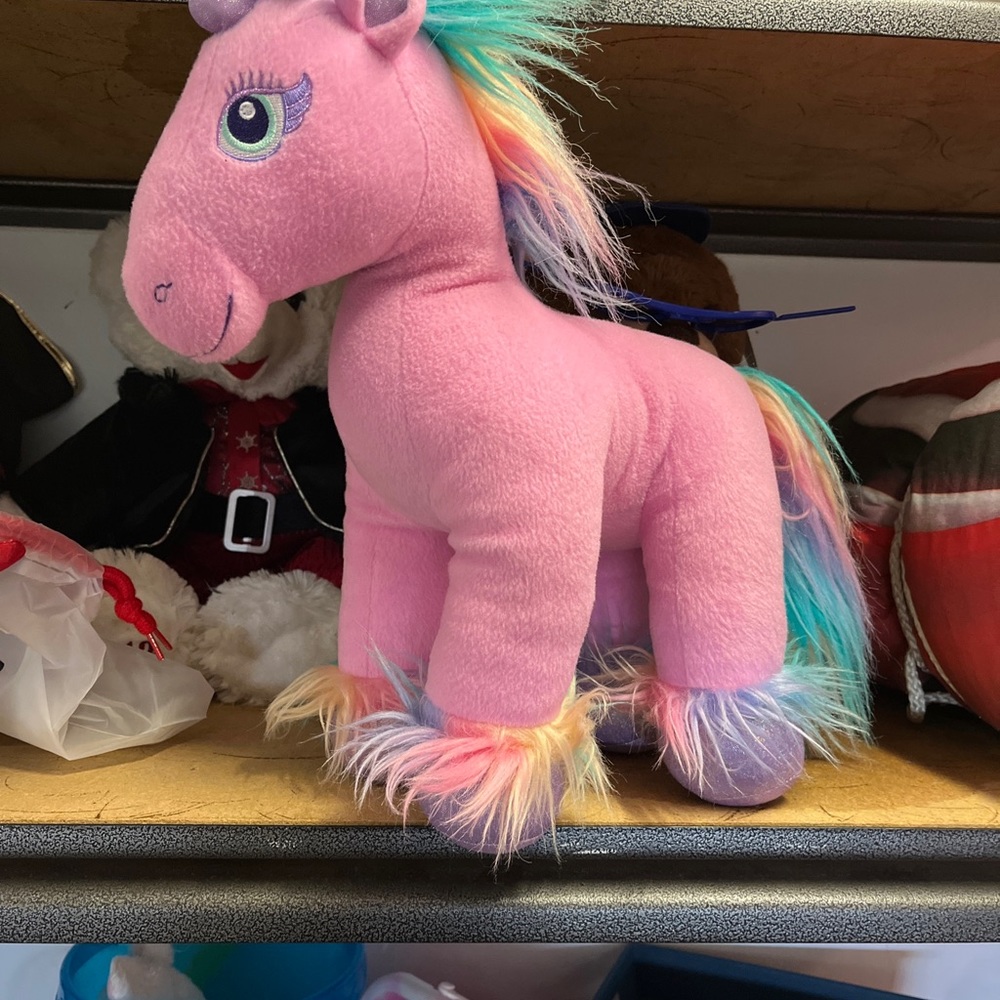 Build A Bear Pink Fairy Friends UNICORN Plush VGC